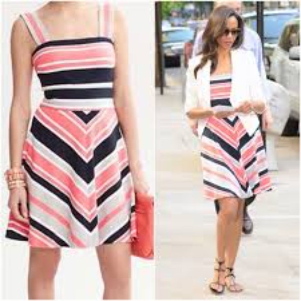Milly for Banana Republic Striped Spring Dress Size 0